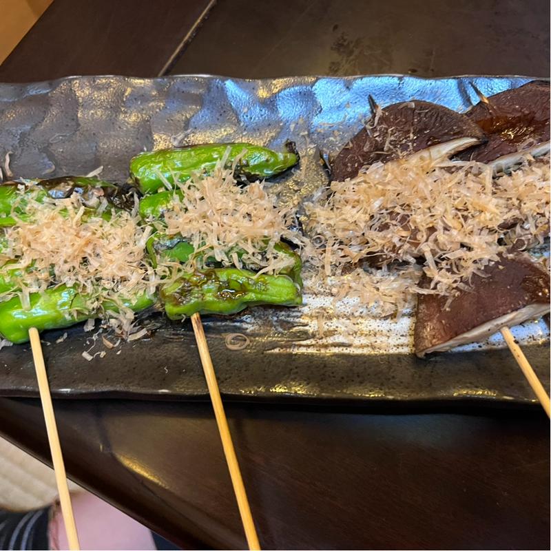 ししとう・しいたけ串(串ひろ )