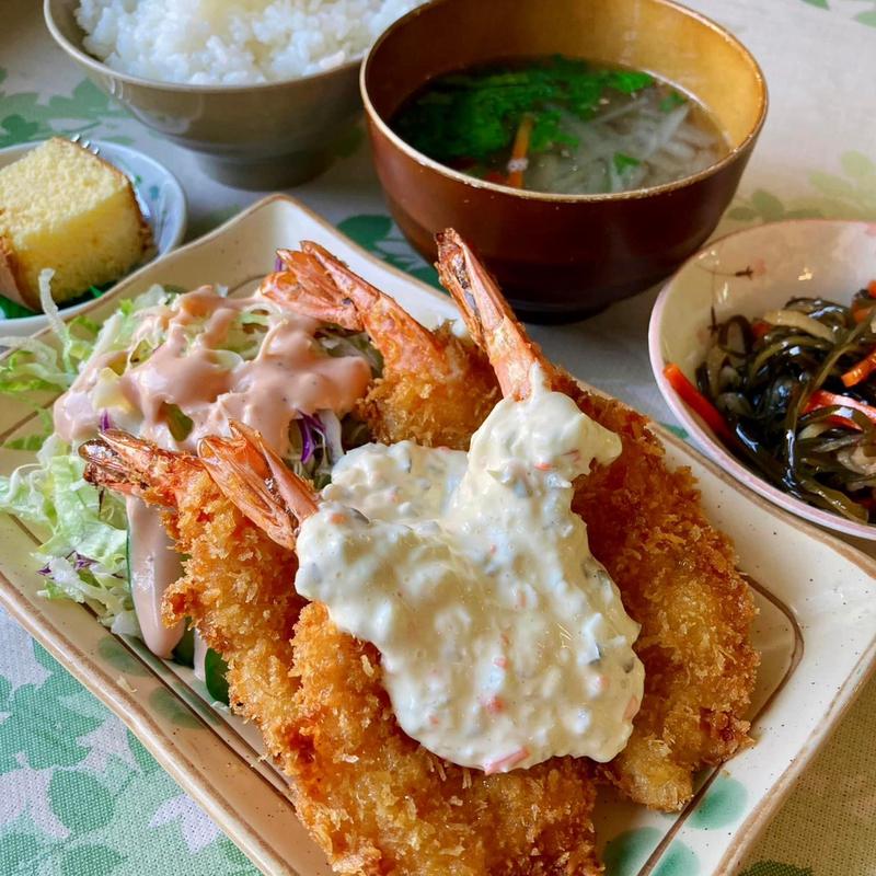 エビフライ定食(ジョイフル )