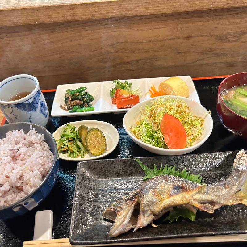 岩魚の塩焼き定食(はせ川 （はせがわ）)