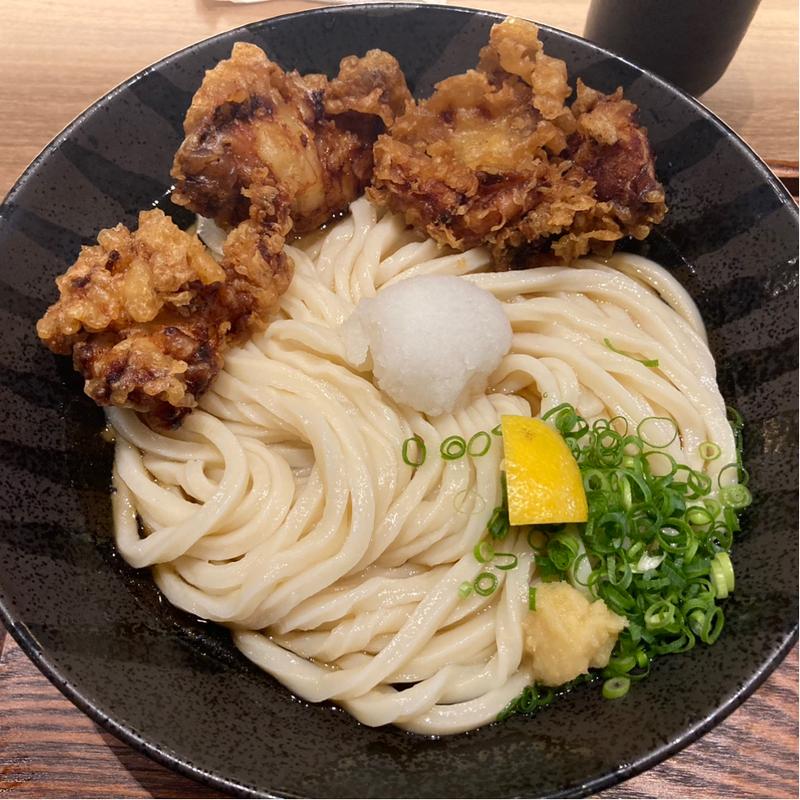 とり天ぶっかけ(釜粋 （カマイキ）)