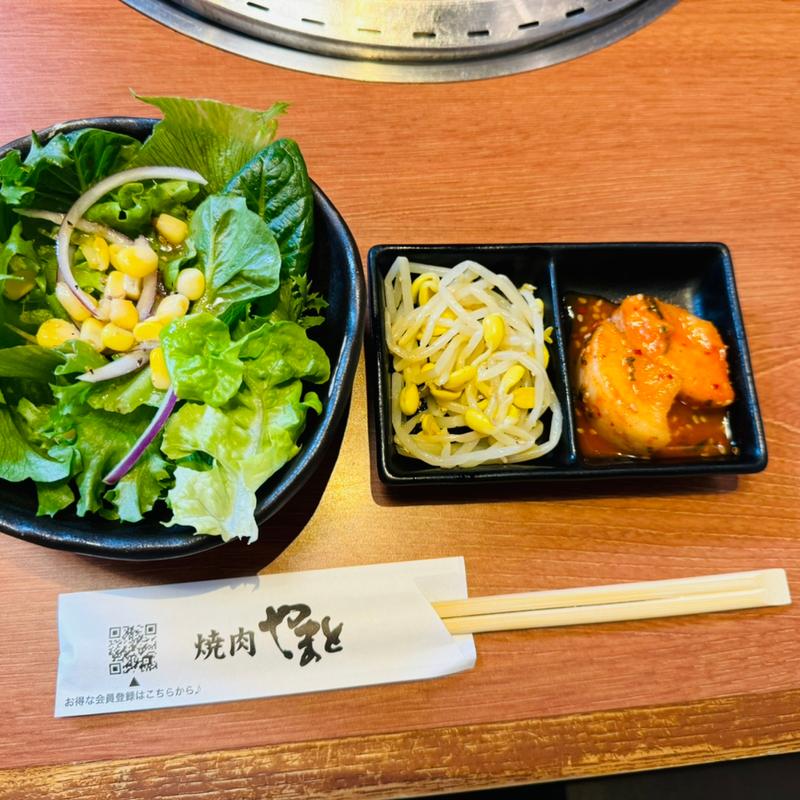 ランチサラダ(黒毛和牛と完全個室 焼肉やまと 船橋店)