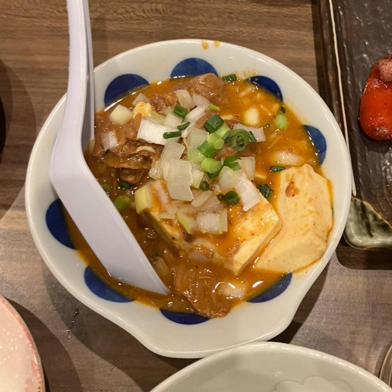 名物！赤もつ煮 豆腐入り(鉄火 武士道 新橋烏森口店 )