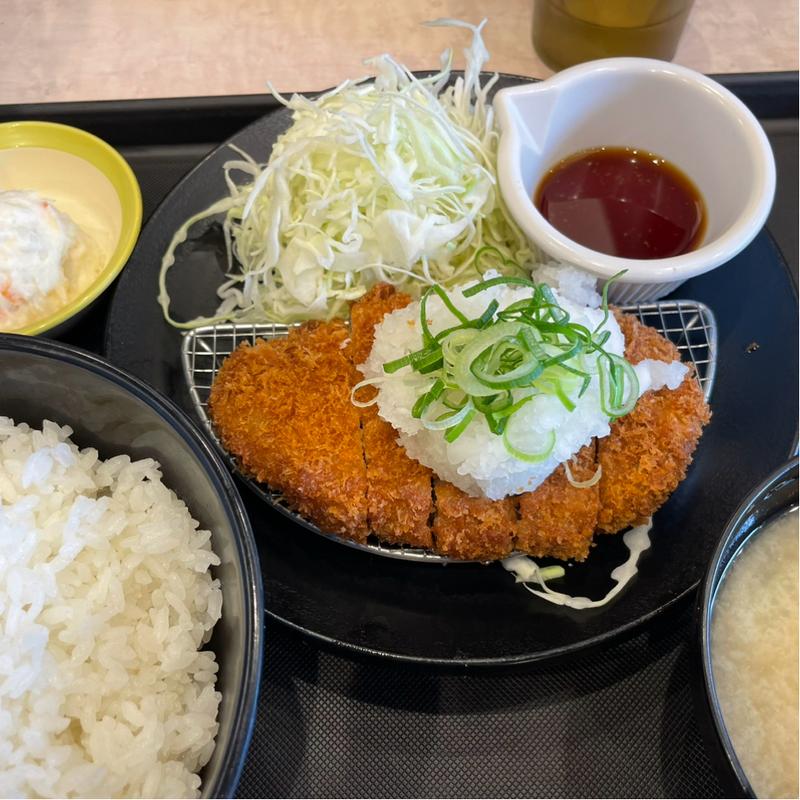 鬼おろしロースカツ定食(松のや 朝霞台店)