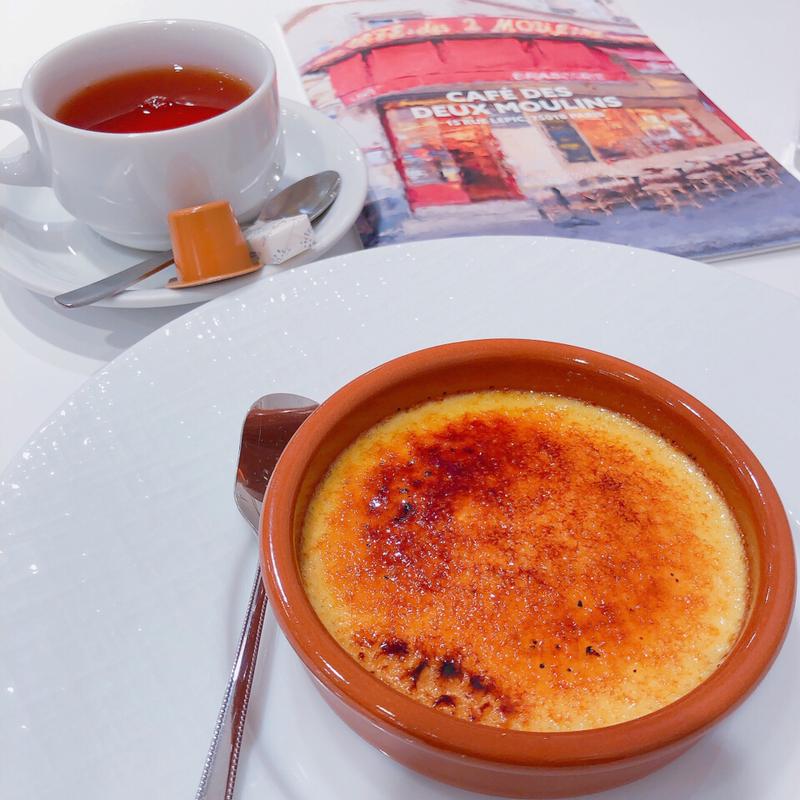 クレームブリュレ 紅茶セット(阪急うめだ本店)