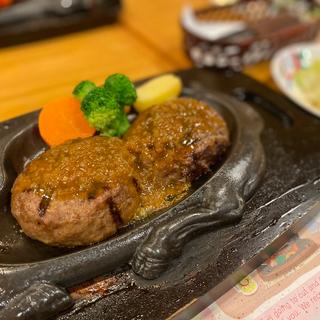 げんこつハンバーグ(炭焼きレストランさわやか 新静岡セノバ店 )