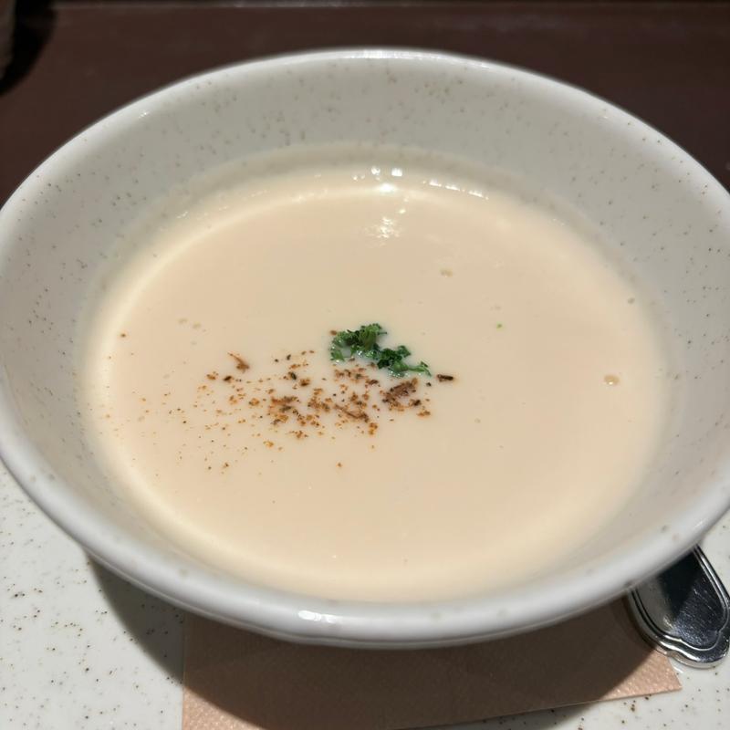 じゃがいものポタージュスープ(ブレッツカフェクレープリー 新宿タカシマヤ店)