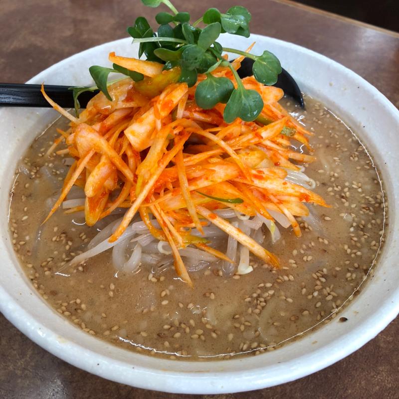 ネギみそラーメン(くるまやラーメン 足利店)