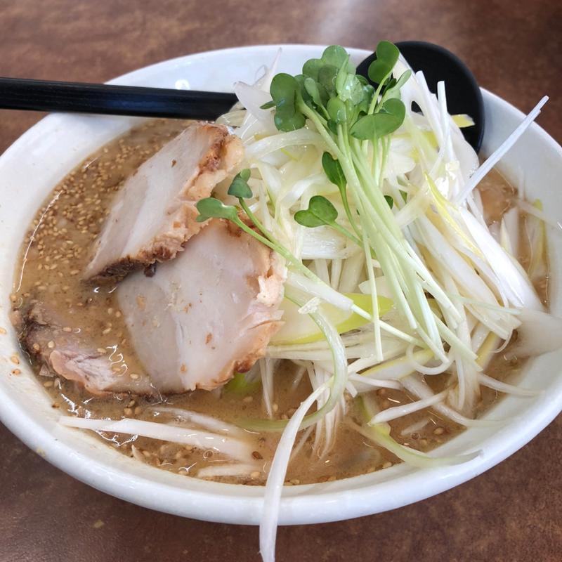 みそチャーシュー2枚【白ネギ】(くるまやラーメン 足利店)