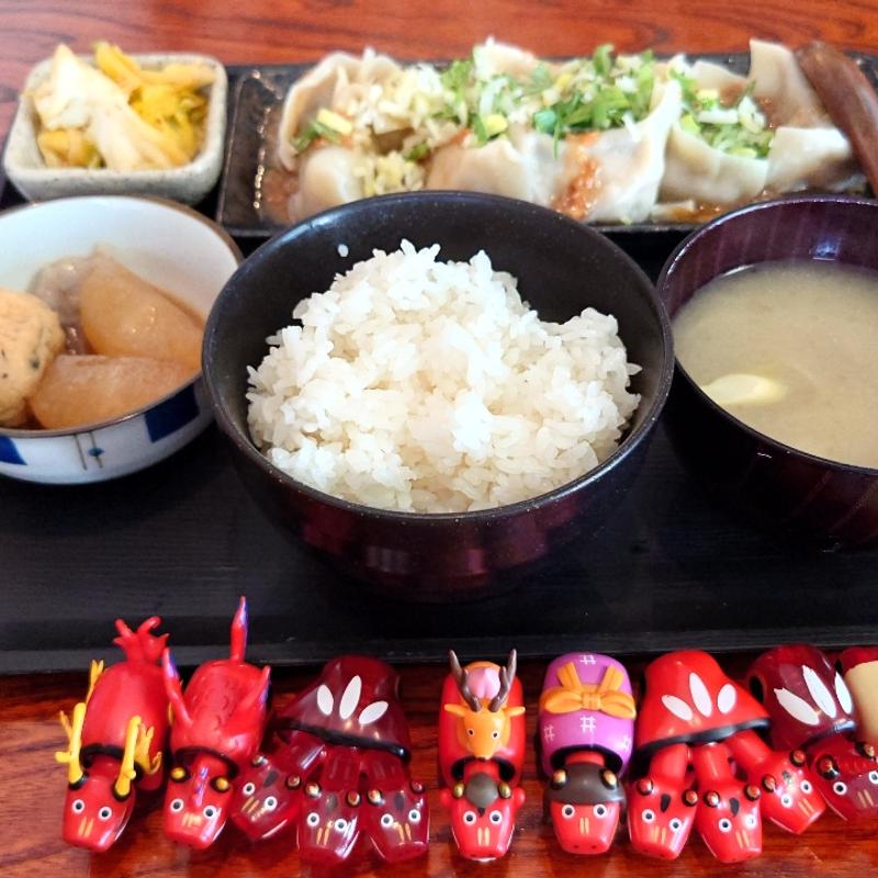 水餃子定食(皮と餡 (餃子専門店))