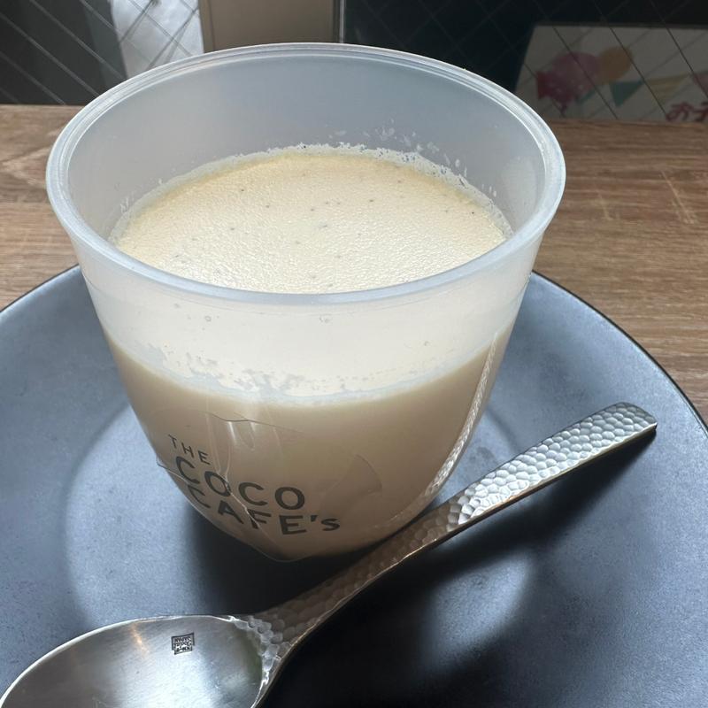自家製なめらかプリン(coco家カフェ スマイルプラス)