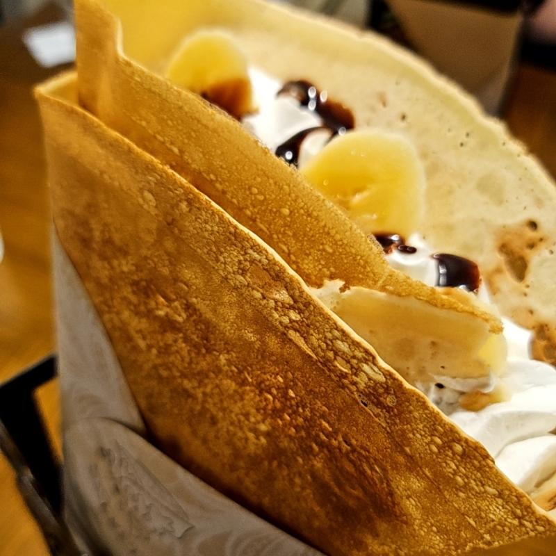 チョコバナナクレープ(クレープ喫茶 レピドプテラ)