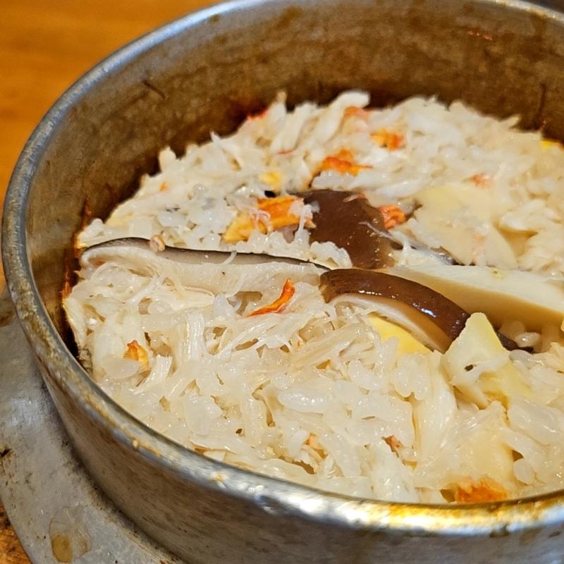本ズワイガニ釜飯(千世)