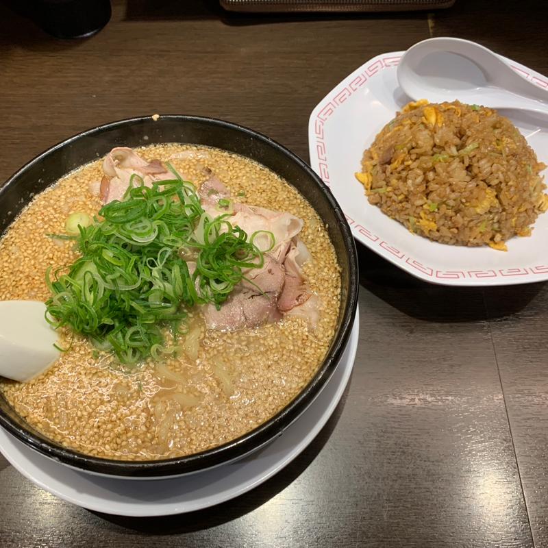 チャーハン定食（味噌ラーメン(来来亭 守山村前店)