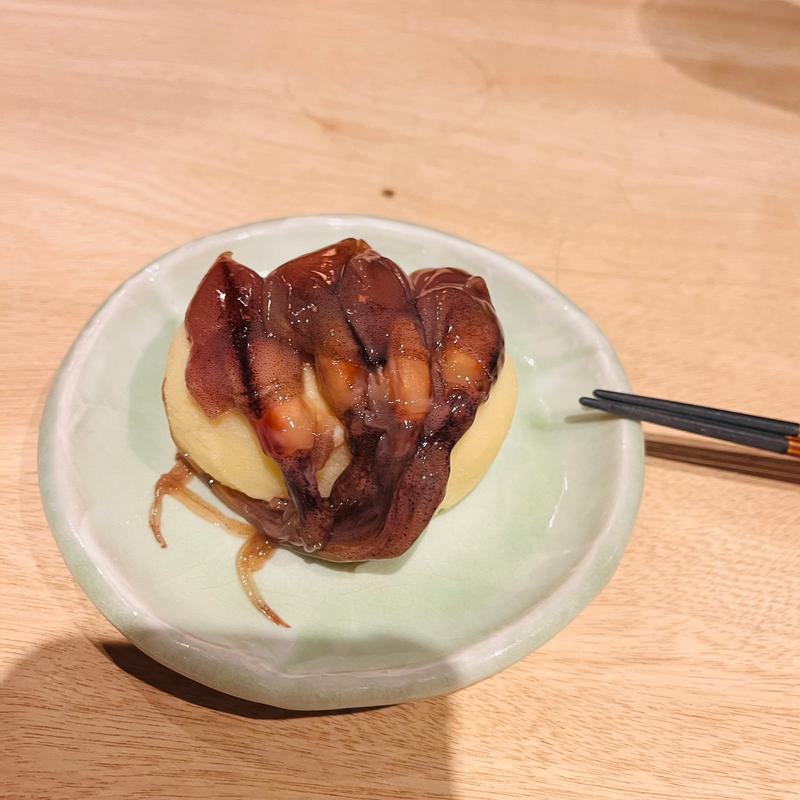 ホタルイカの沖漬けポテトサラダ(酒場シナトラ)