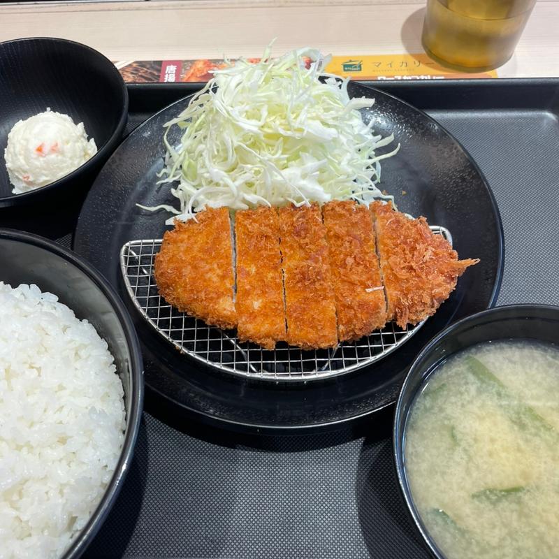 ロースかつ定食(松のや 杉田店)
