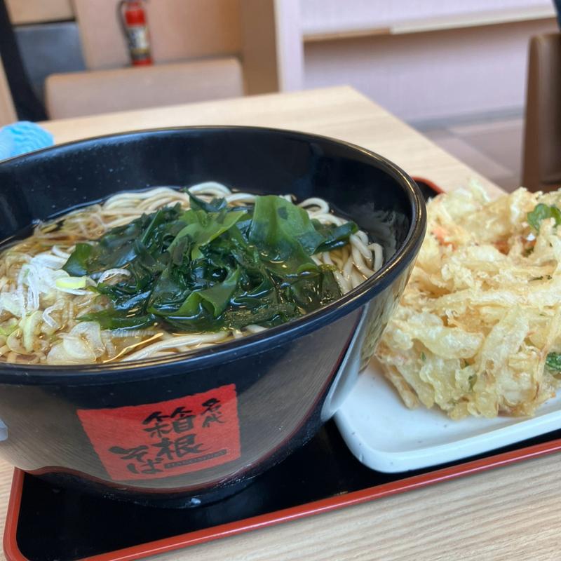 かけそば(名代 箱根そば マルシェ新百合ヶ丘店)