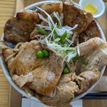 帯広豚丼ハーフ&ハーフ(元祖豚丼屋 TONTON 住吉店)