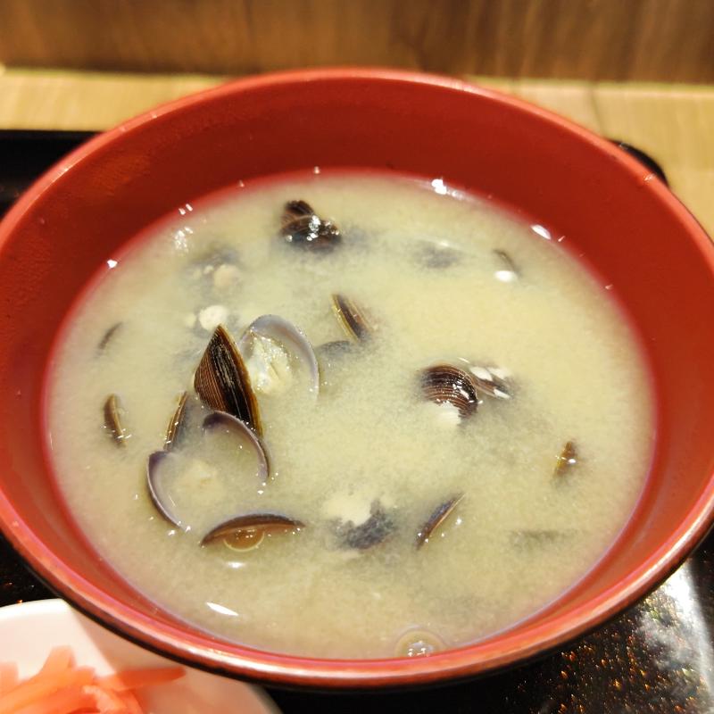 しじみ汁(吉野家 港南台店)