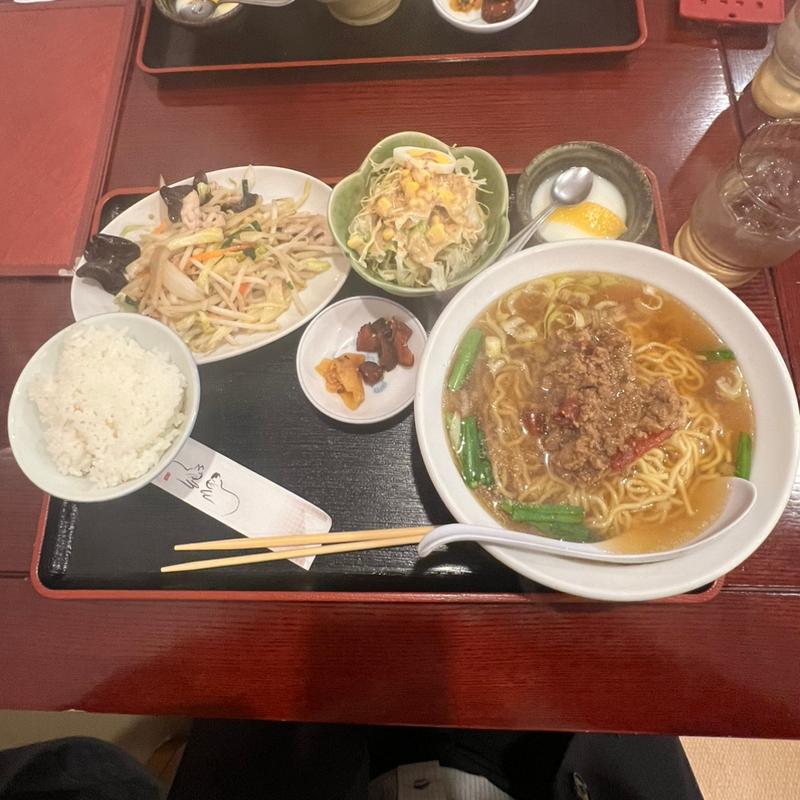 日替わりランチ・台湾ラーメン(東昇)