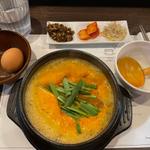 赤カラ麺(純豆腐スンドゥブ専門店 OKKII（オッキー）新福島店)