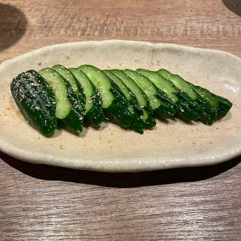 きゅうりの一本漬け(とりとり亭 池下店 （とりとりてい）)