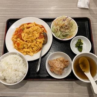 玉子とトマト炒め定食(天福楼 永山店)