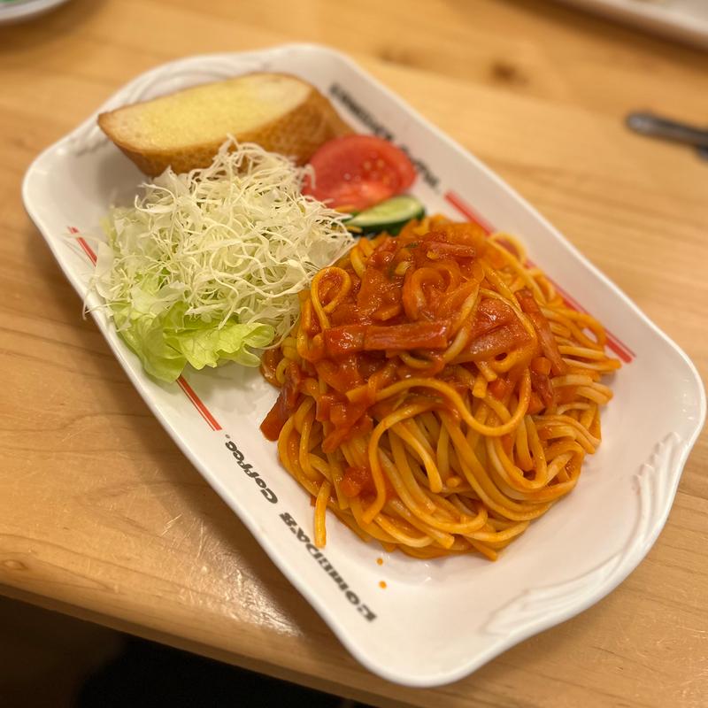 「喫茶店の王道」ナポリタン(コメダ珈琲店 藤井寺駅前店)