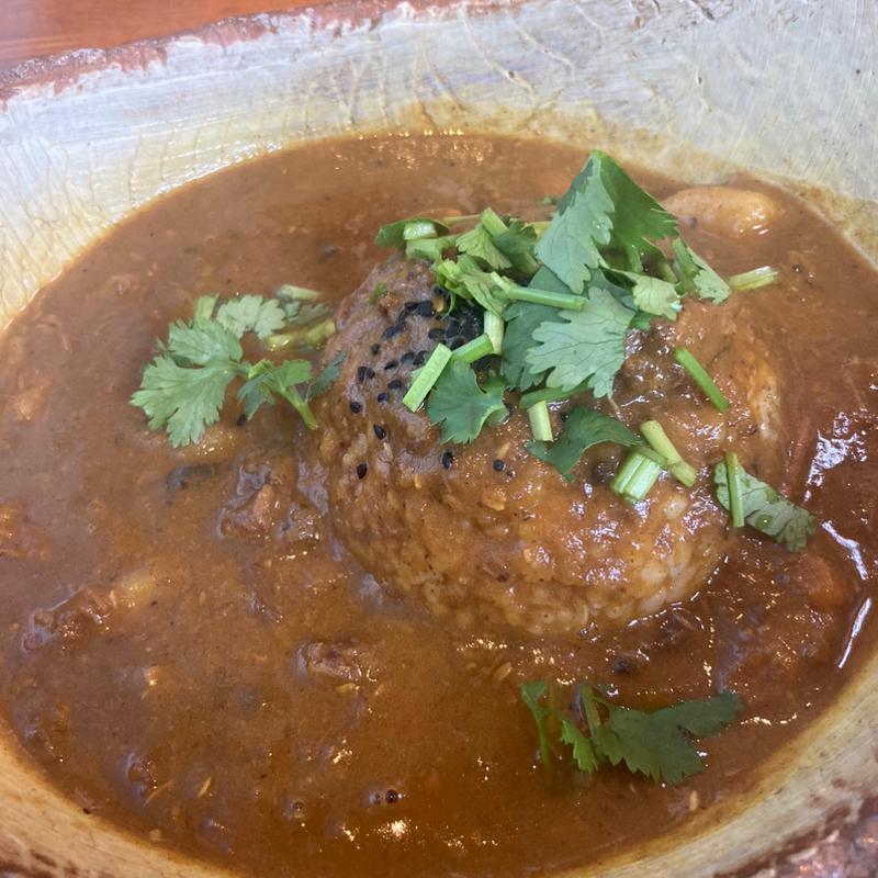 ダブルカレーセット（サラダ・紅茶付）(雑貨とカレーの店　ハイダル)