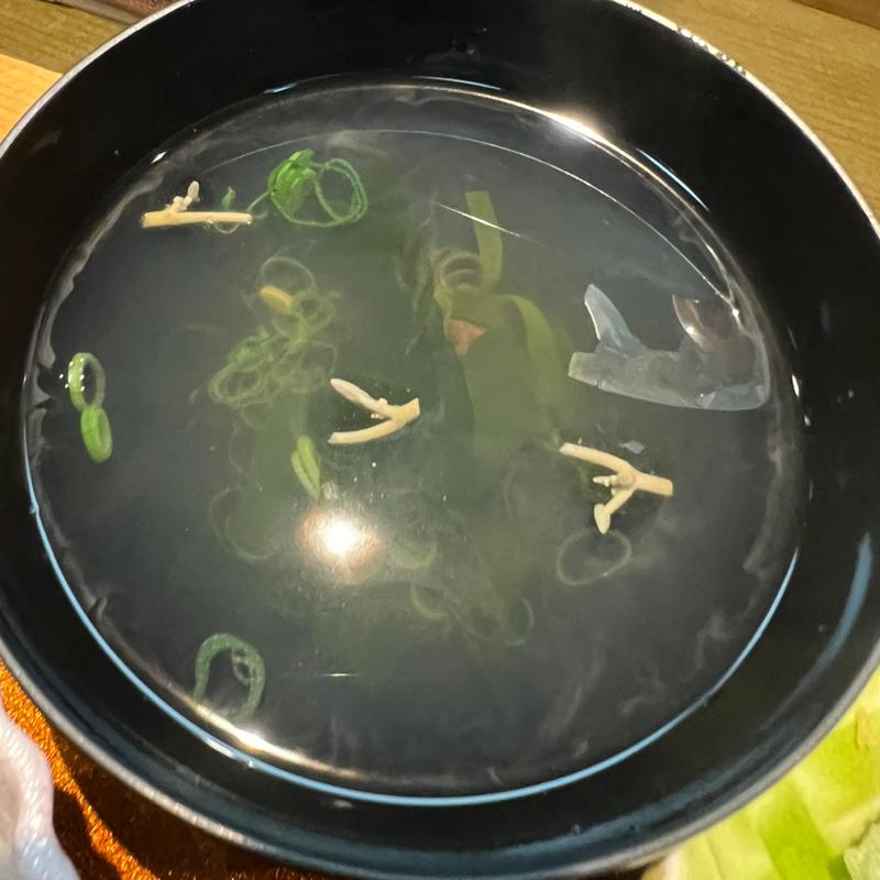 ジュンサイの吸い物(寿司御膳松)(松葉寿司 )