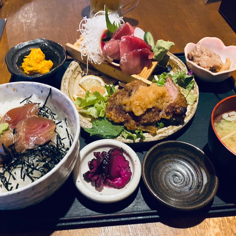 マグロづくし膳(炭火RoBATa酒場 ohashi)