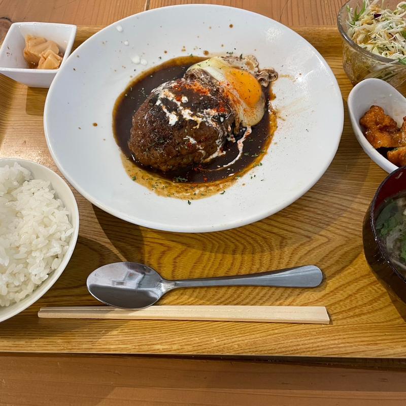 ふわふわハンバーグセット（デミグラス）(Koharu亭 （こはるてい）)