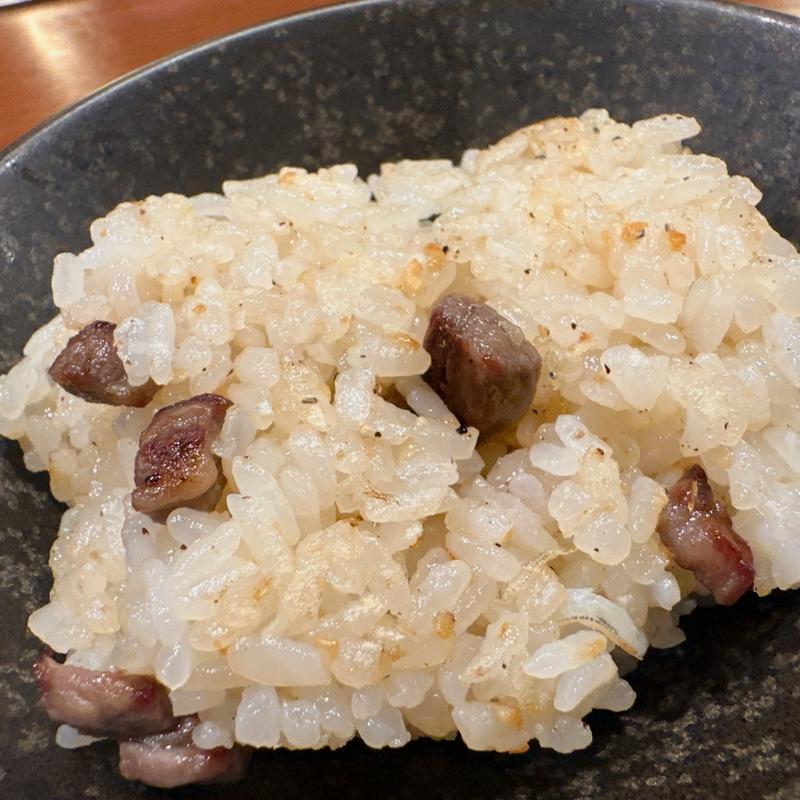 ガーリックライス(銀座 鉄板焼き Sublime)