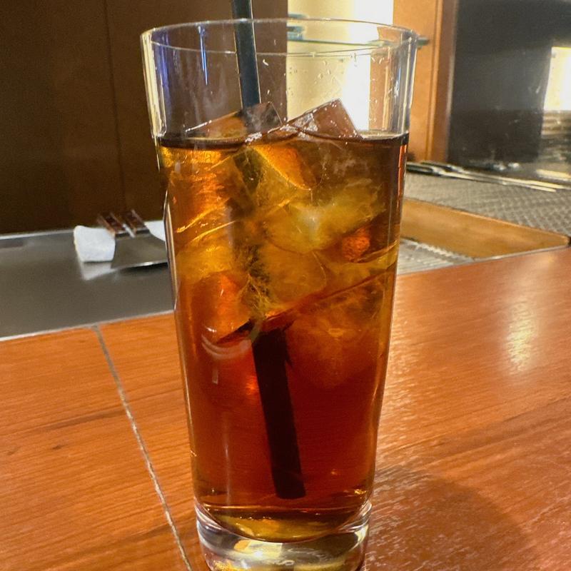 黒烏龍茶(銀座 鉄板焼き Sublime)