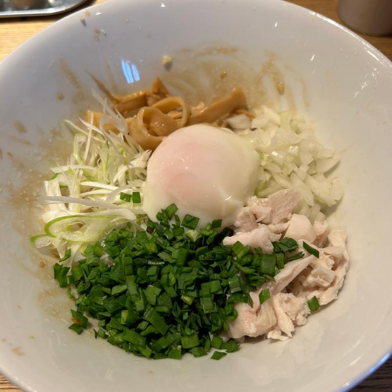 まぜそば（限定3食）(もも焼きト酒おがた)