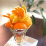 柑橘のパフェ