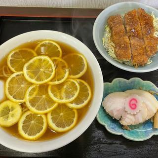 レモンラーメン ミニソースカツ丼(三太郎)