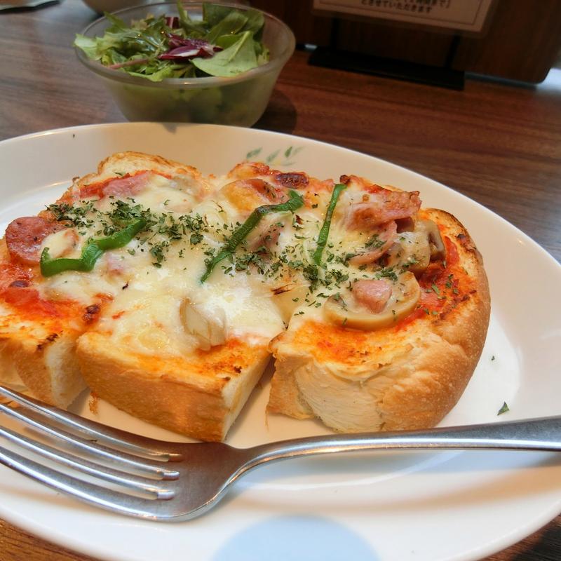 ピザトースト(ドトール珈琲店　武蔵小山)