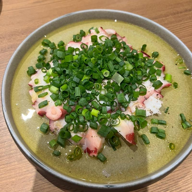 たこのカルパッチョ(チーズダイニング CHEESE SQUARE AVANTI 新宿東口店)