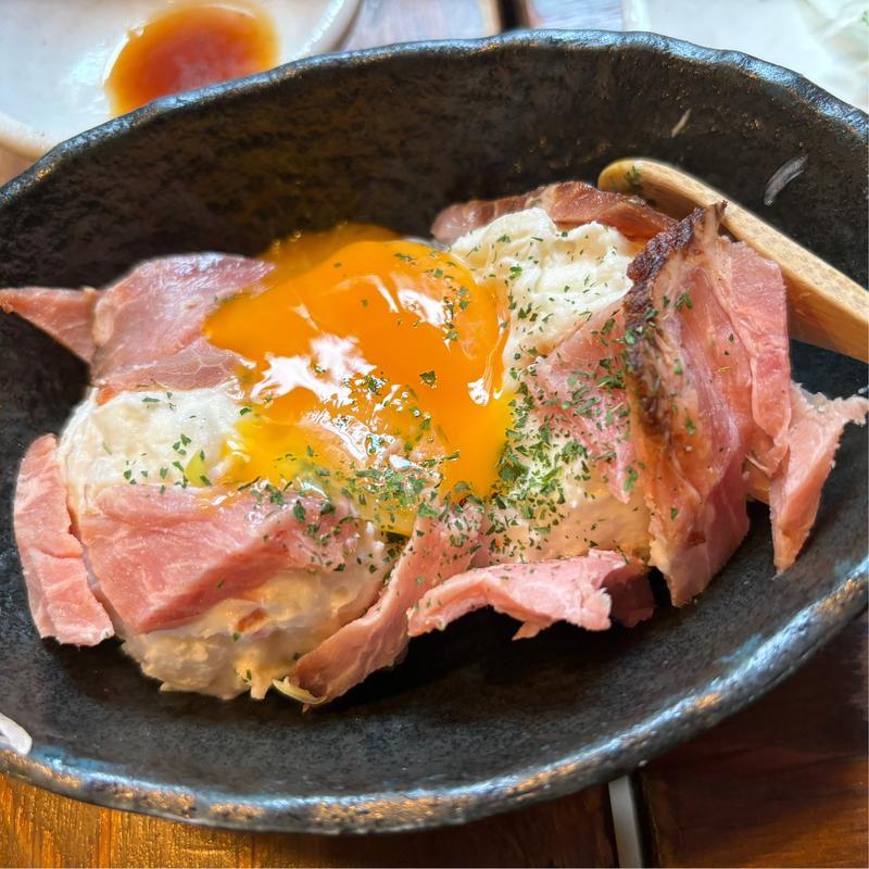 肉寿司のポテトサラダ(裏なんば肉寿司 難波千日前店)