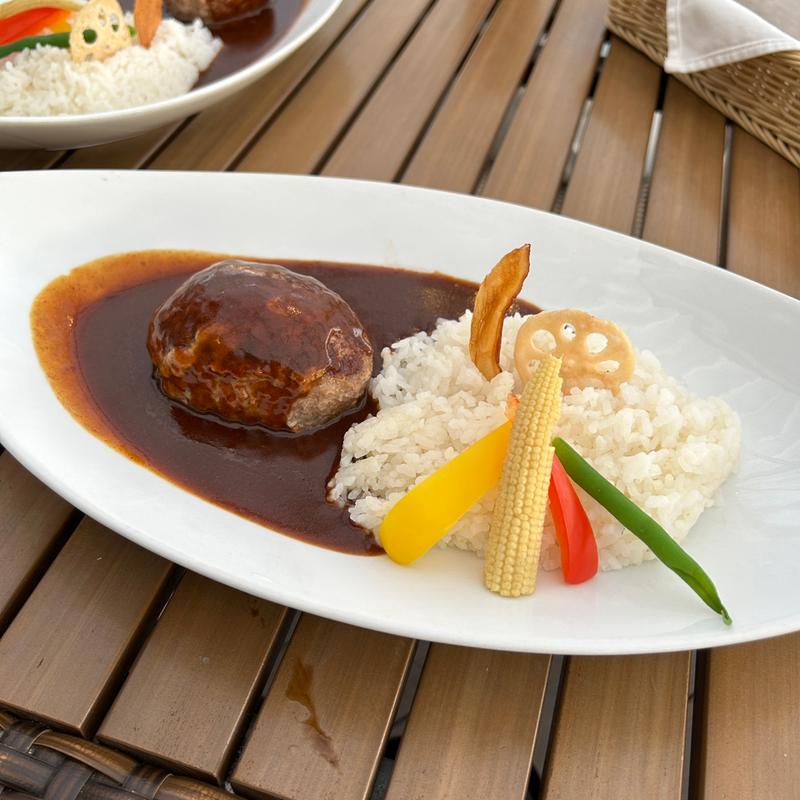 宮古牛ハンバーグカレー(ブルータートル(Blue Turtle))