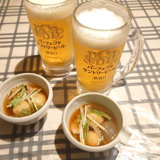 生ビール 中ジョッキ(みなとや食堂)