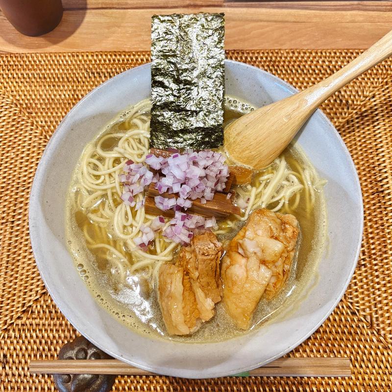 だしにぼ＋岩中豚増し(SPF特選豚)＋自家製メンマ(Dad's ramen 夢にでてきた中華そば)