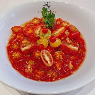 冷製トマトコレクション(らぁ麺 ドゥエイタリアン 新橋銀座 GUCHI)