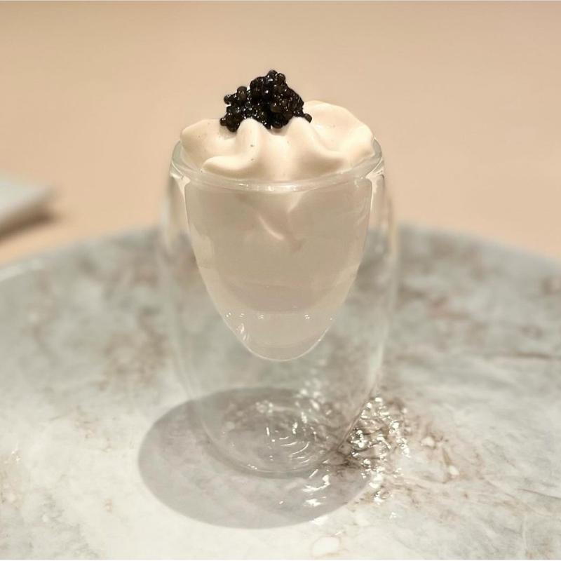 フレッシュキャビアのパフェ(CILQ -シルク- 表参道)