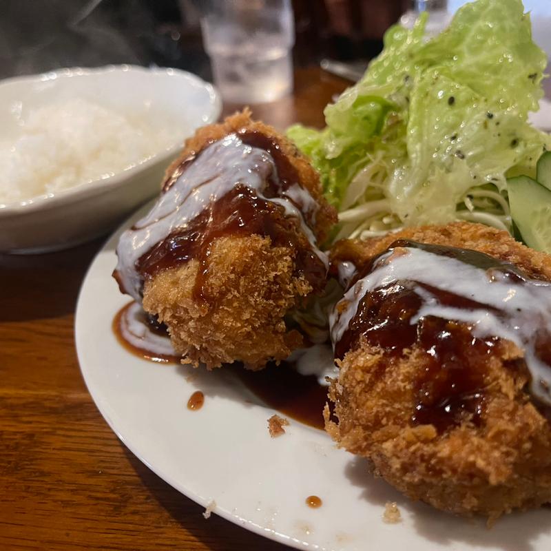 ミートコロッケセット(六曜舎)