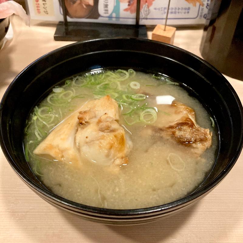 あら汁(魚や はちのや 心斎橋店)