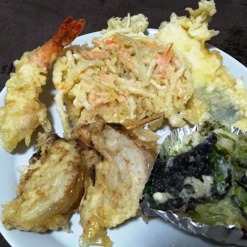 天ぷら盛合せ(天ぷら 天ふじ)