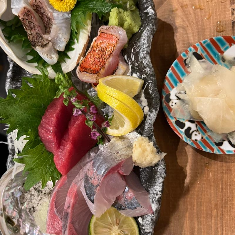 コース(お刺身5品盛り合わせ)(鮨工房ながまさ)