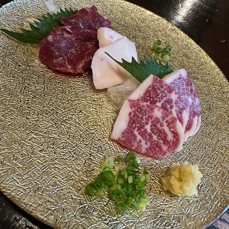 馬刺し(阿蘇庭 山見茶屋 桜の小路 )