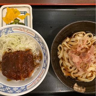 丼丼セット(やぶ福 エスカ店)